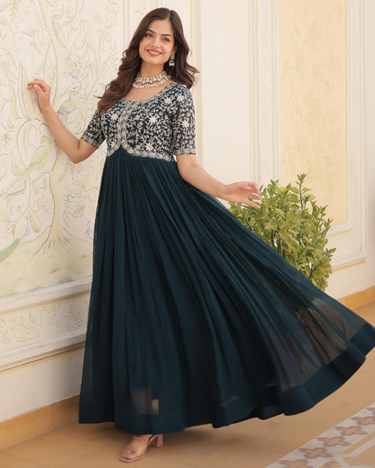 Midnight Velvet Royal Gown