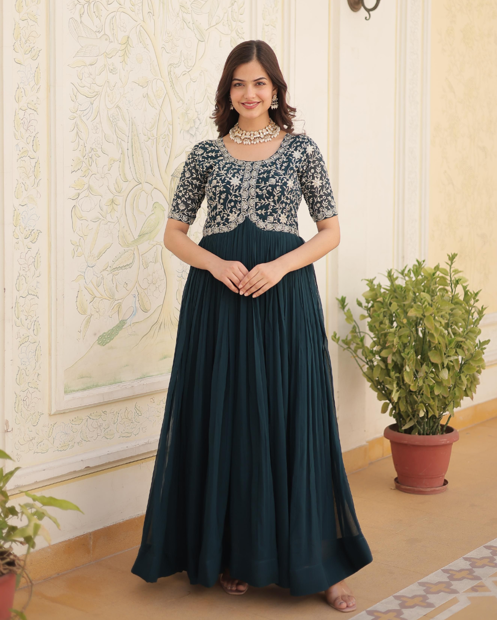 Midnight Velvet Royal Gown